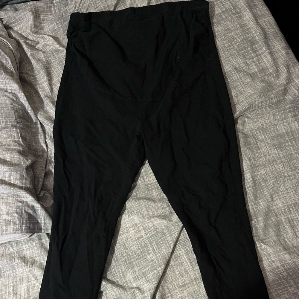Black high panel legging